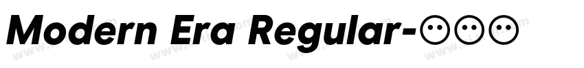 Modern Era Regular字体转换